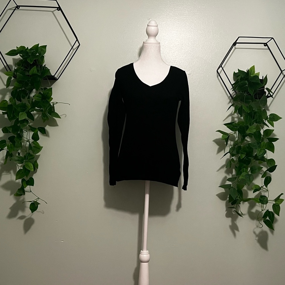 Black V neck